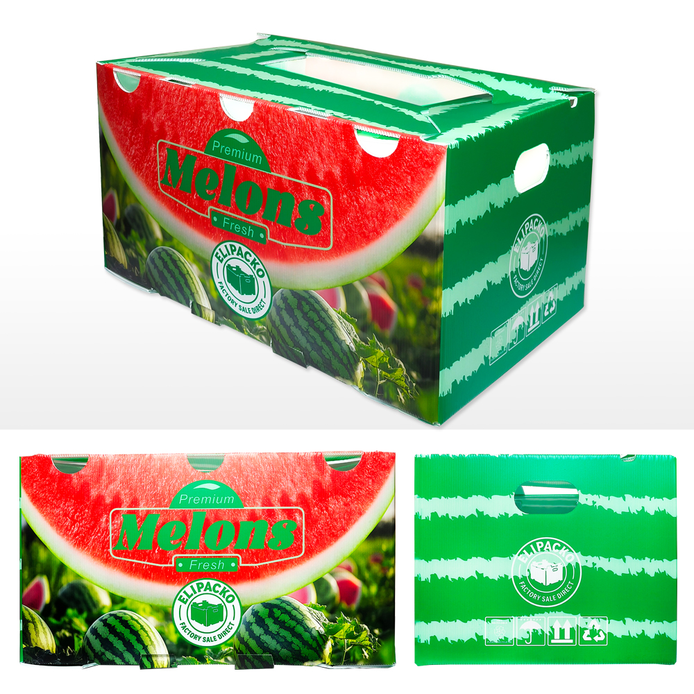 Melon Box Heavy-duty corrugated melon box for bulk shipping and wholesale